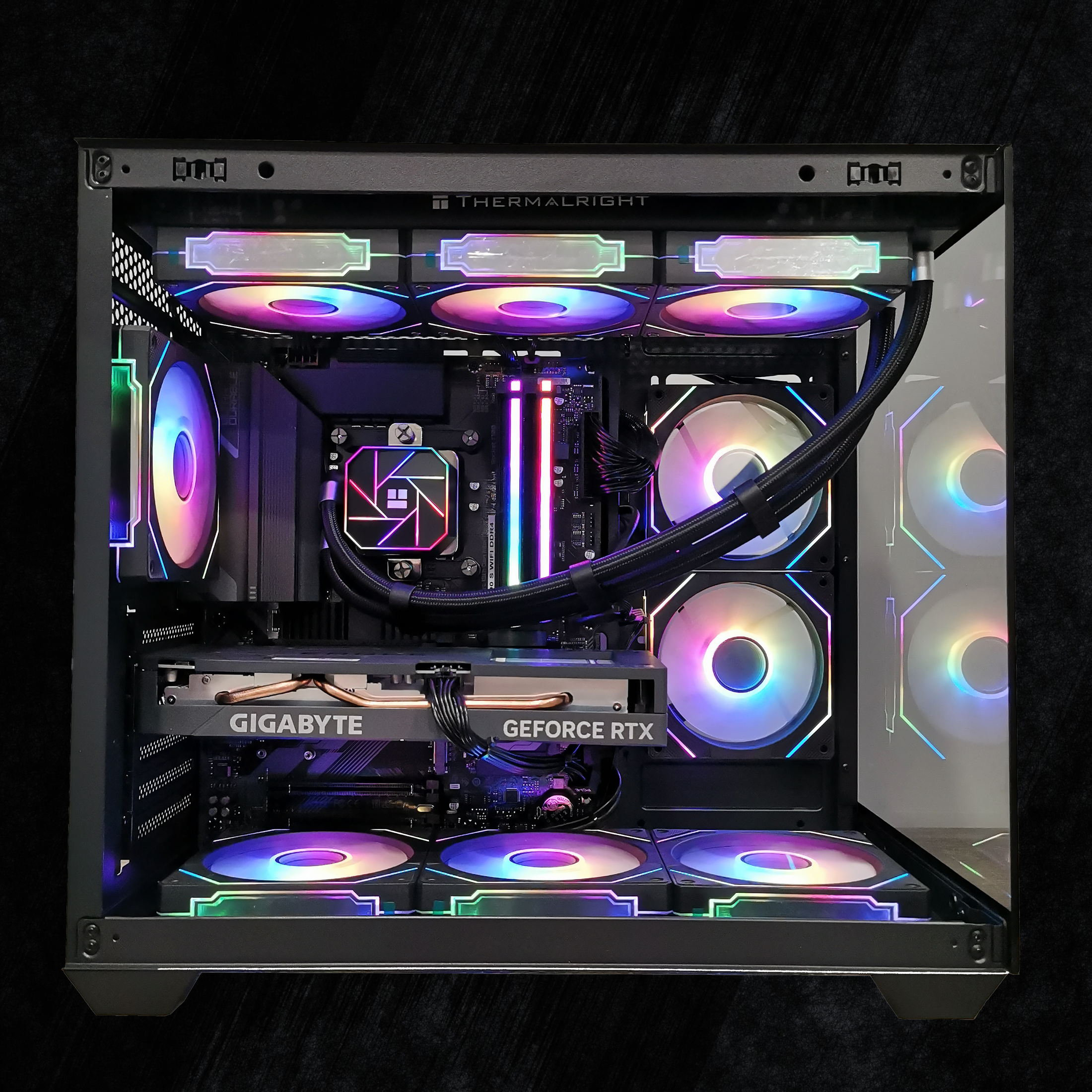 Intel i7-12700KF, RTX 4070Super, 32GB RAM, WiFi & Bluetooth, Win11 Pro, Black