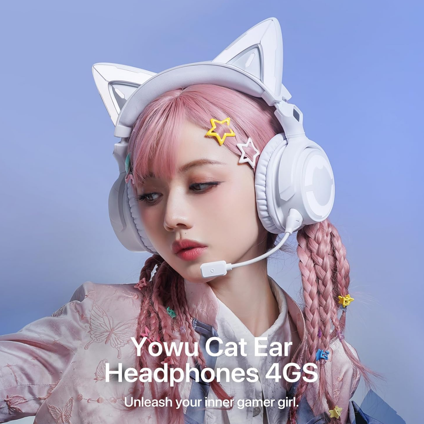 YOWU RGB Cat Ear Headphones 4GS