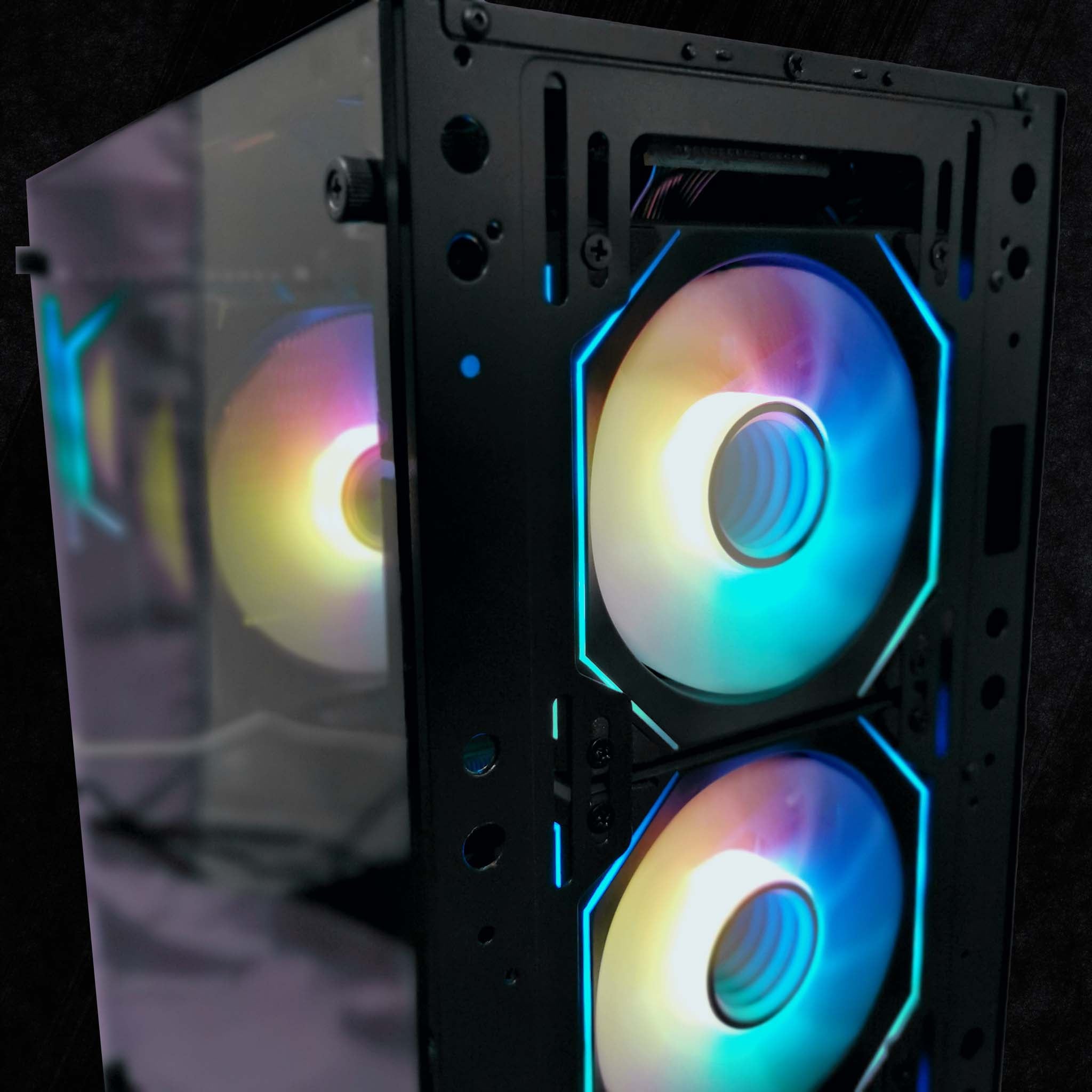 AMD Ryzen 7 5700 8-Core, 32GB DDR4-3200 RAM, 50 Series GPU, WiFi & Bluetooth, Win11 Pro, Gaming PC