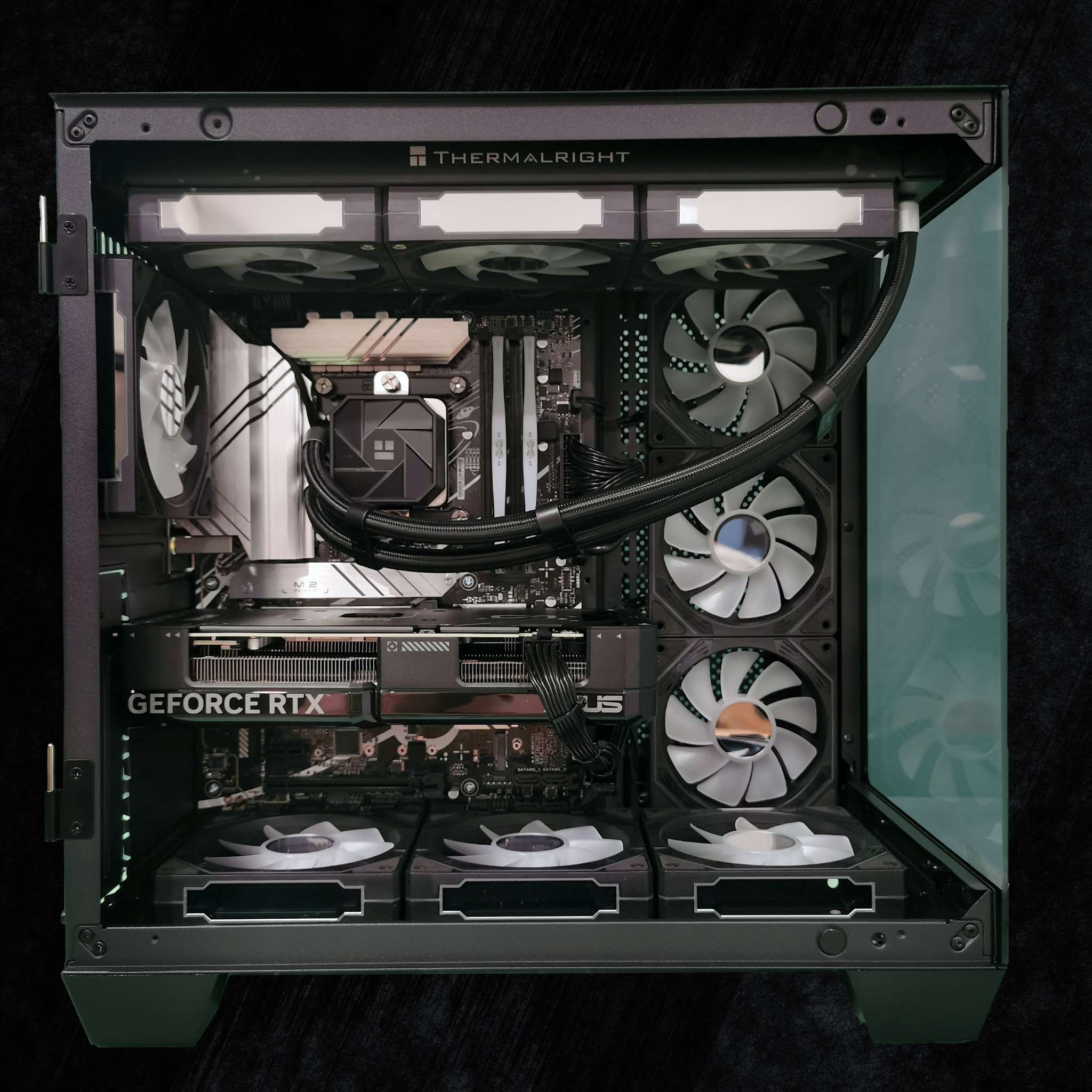 AMD Ryzen 7 9800X3D 8-Core, 32/64GB DDR5-6000 RAM, RTX5090, WiFi & Bluetooth, Win11 Pro, Black, Gaming PC