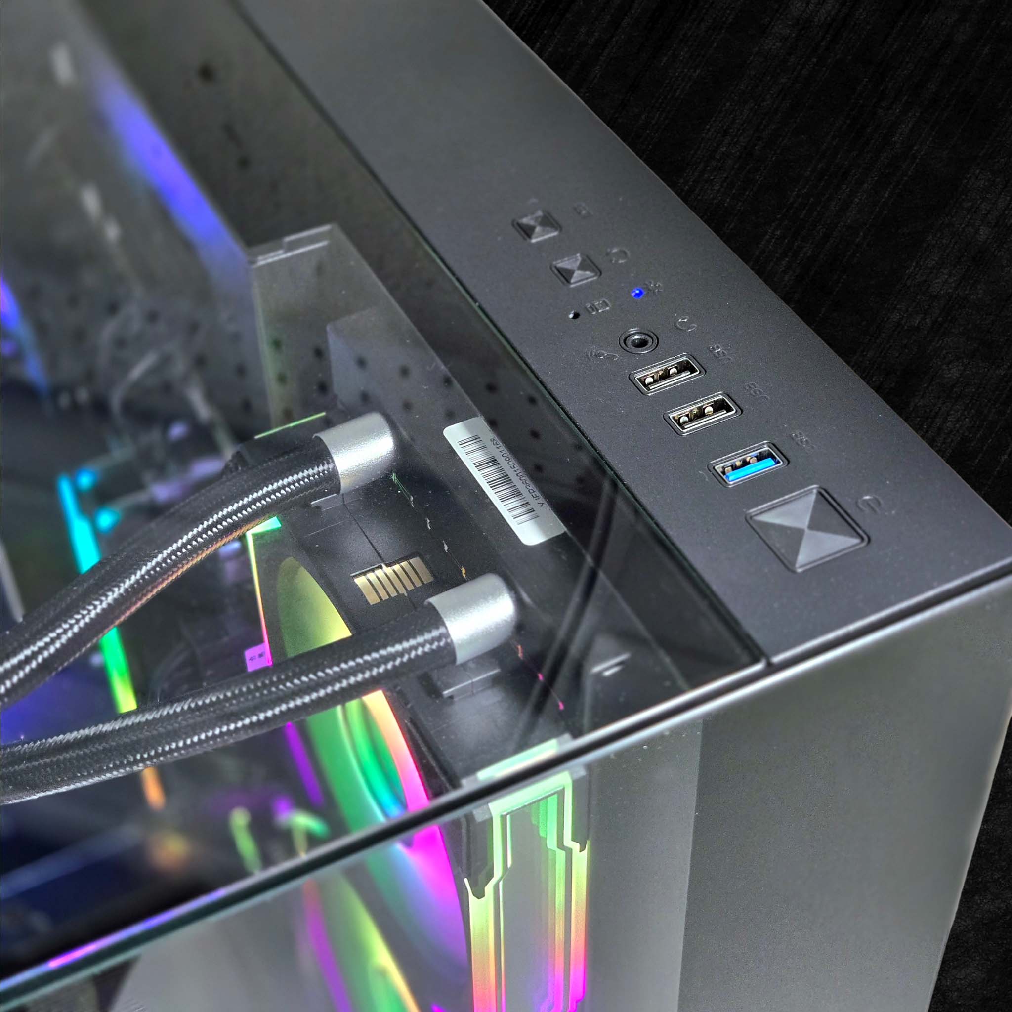 AMD Ryzen 7 9800X3D/9850X3D 8-Core, 32/64GB DDR5 RAM, RTX5090, WiFi & Bluetooth, Win11 Pro, Black, Gaming PC